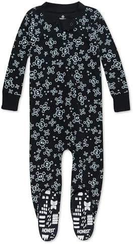 Organic Cotton PJs HonestBaby Non-Slip Footed Pjs