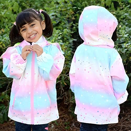 HZXVic Boys Toddler Waterproof Rain Jacket