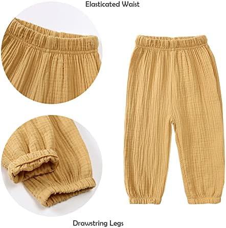 Stylish 3-Pack Elastic Waist Pants