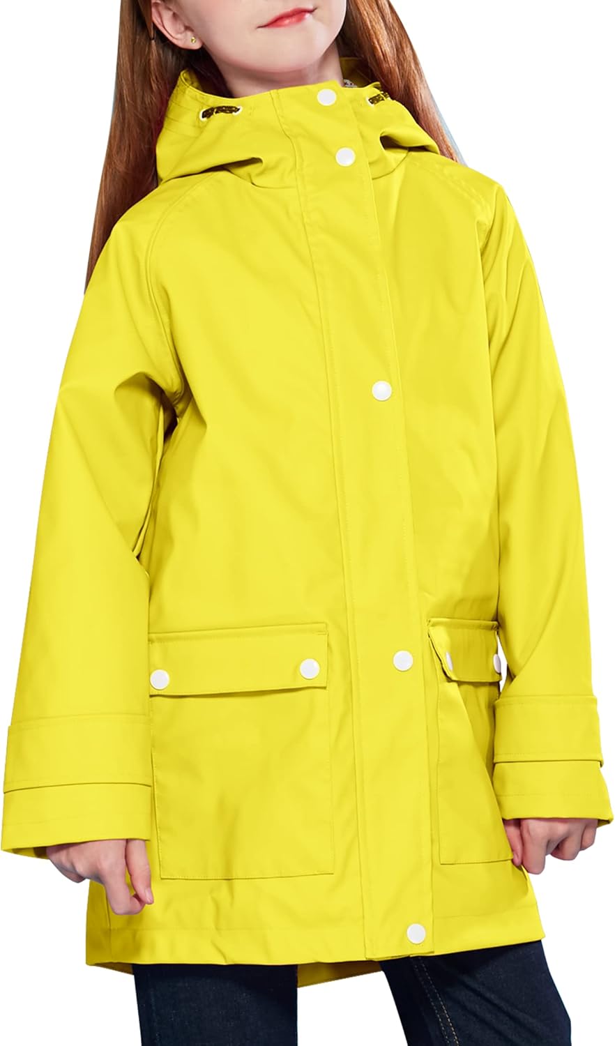 Moo Garden Girls Waterproof Rain Jacket