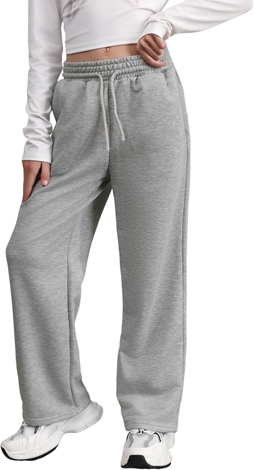 SOLY HUX Girls Straight Wide Leg Sweatpants