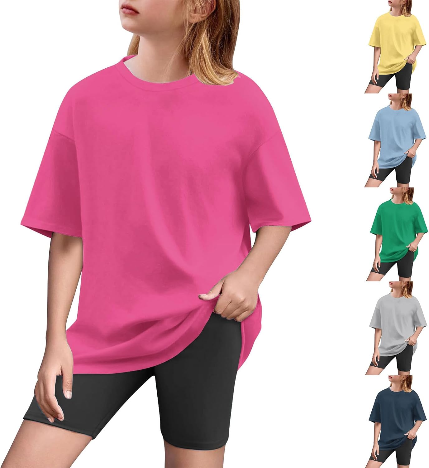 Girls and Boys Summer Loose Tracksuit Sets