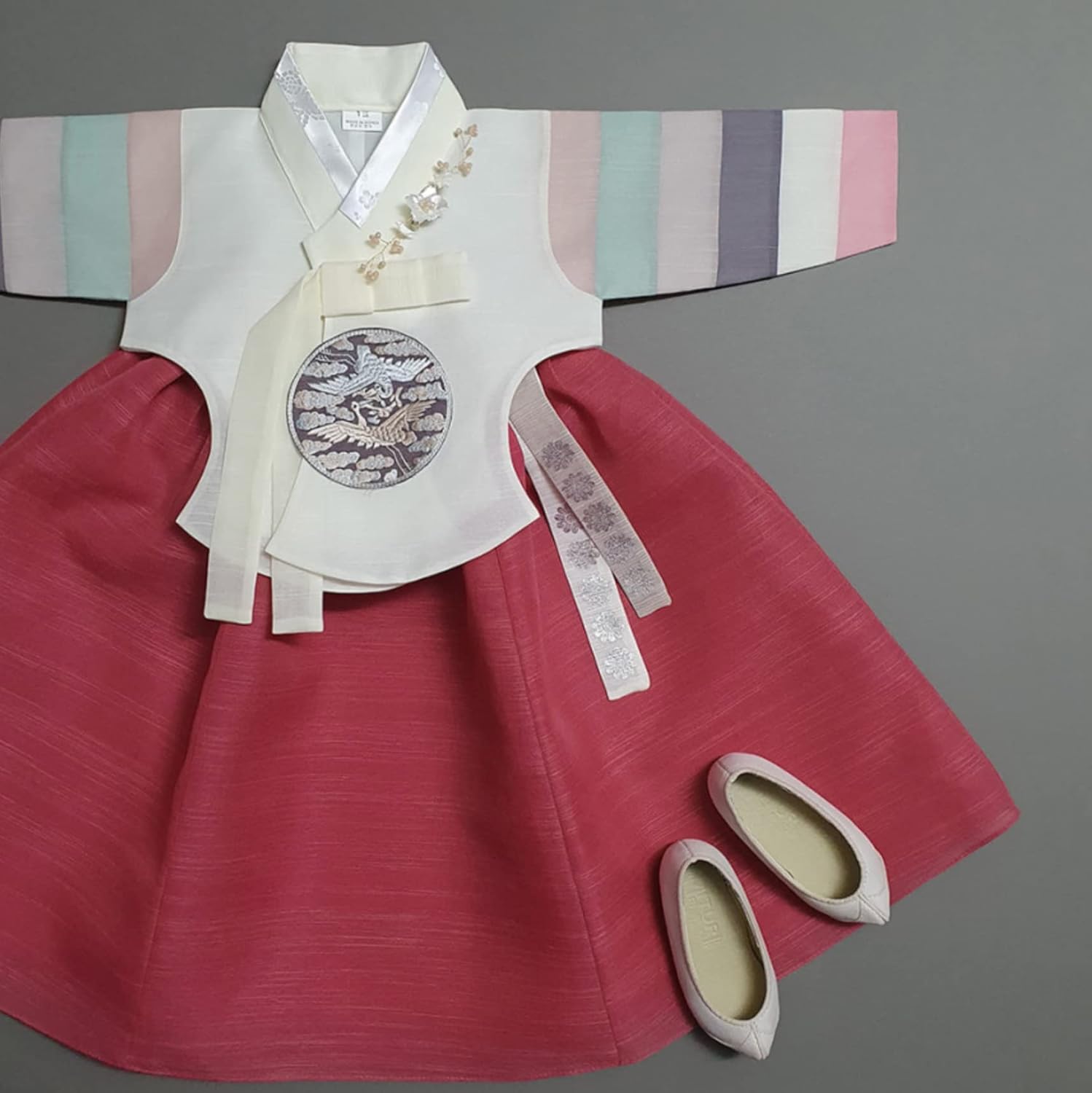 Korean Baby Girl Traditional Hanbok Dress - Elegant Special Occasion