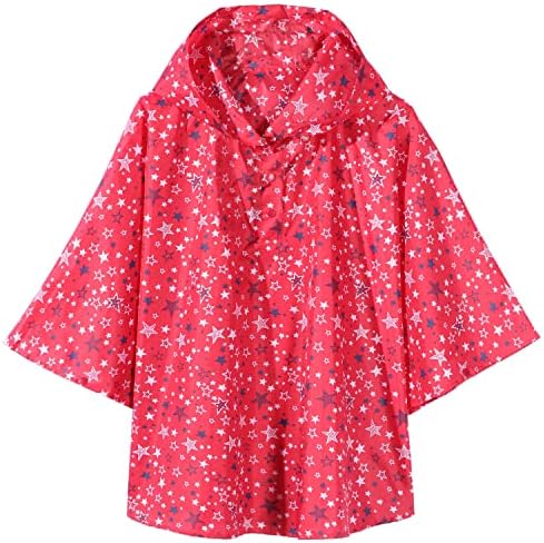 AIWUHE kids 10 rain poncho cartoon rain jackets
