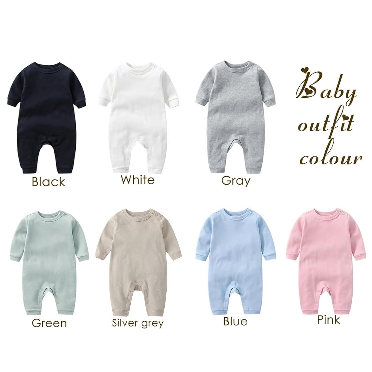 Custom Oatmeal Sleeper Set for Newborn Boys