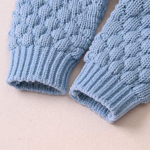 IBTOM CASTLE Unisex Baby Romper with 3D Bear Ears Warm Winter Pajamas