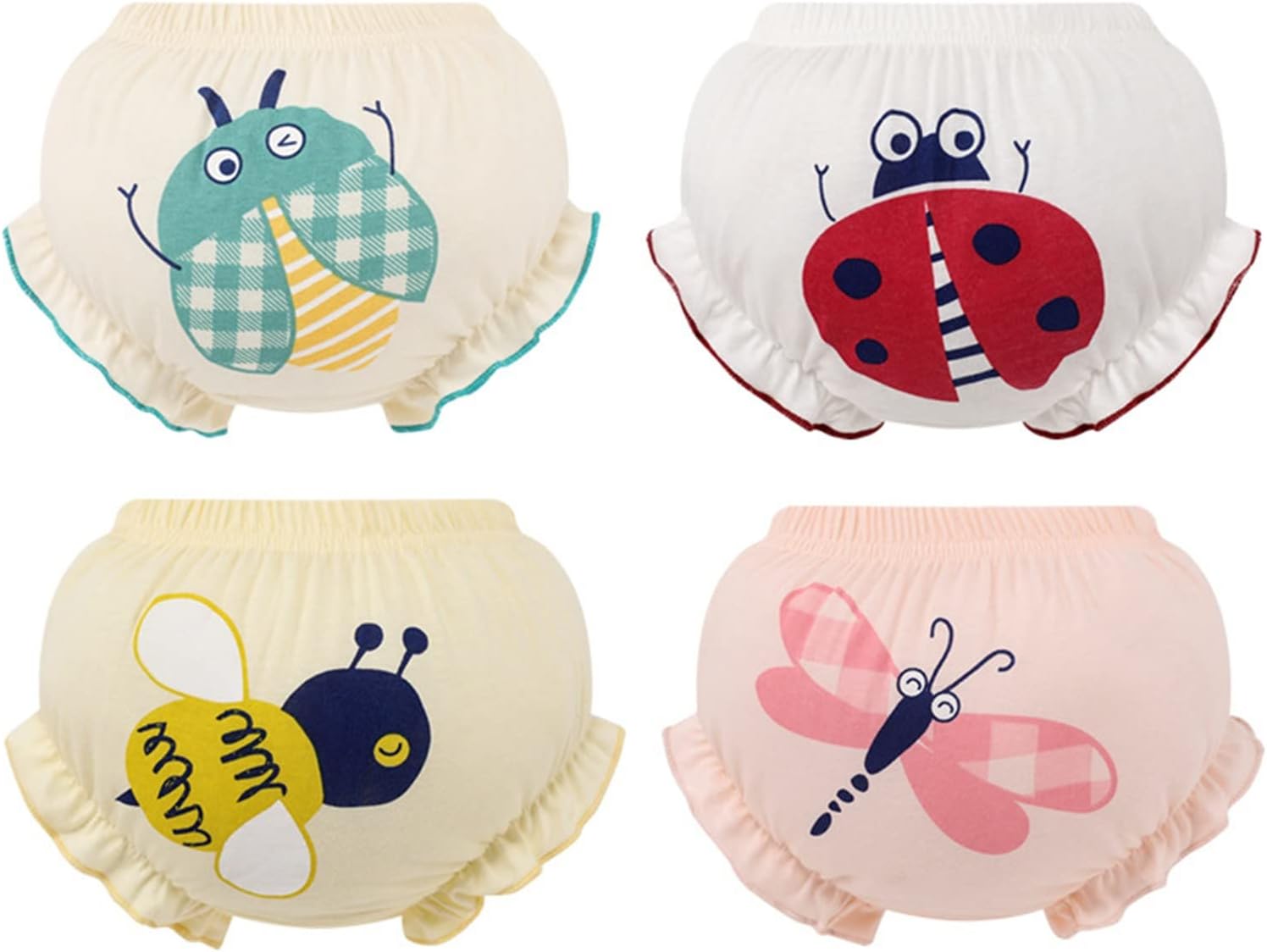 Crisp Comfortable Baby Girls Stripe undies for Infant Toddler