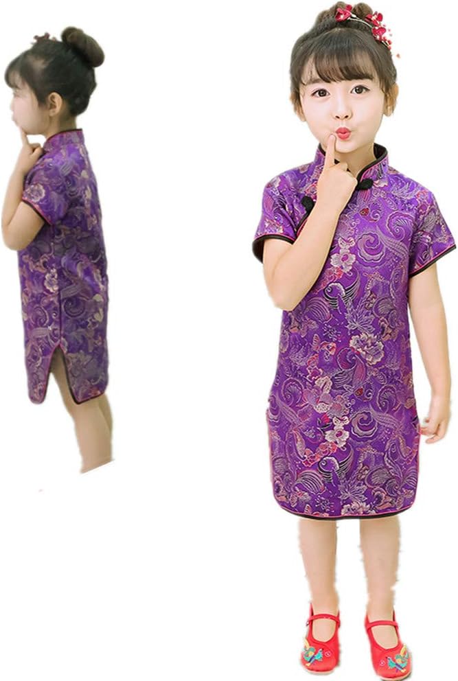 Violet 2-16 Qipao Dress for Baby Girls