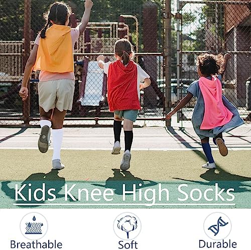 Mini Angel Girls Knee High Socks 35 Pack Cotton Seamless