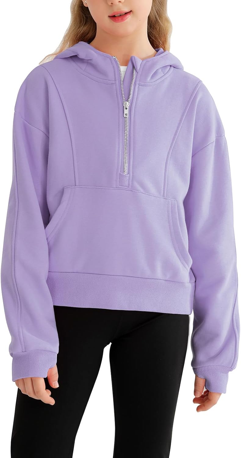 Adarl Girls Hybrid Half Zip