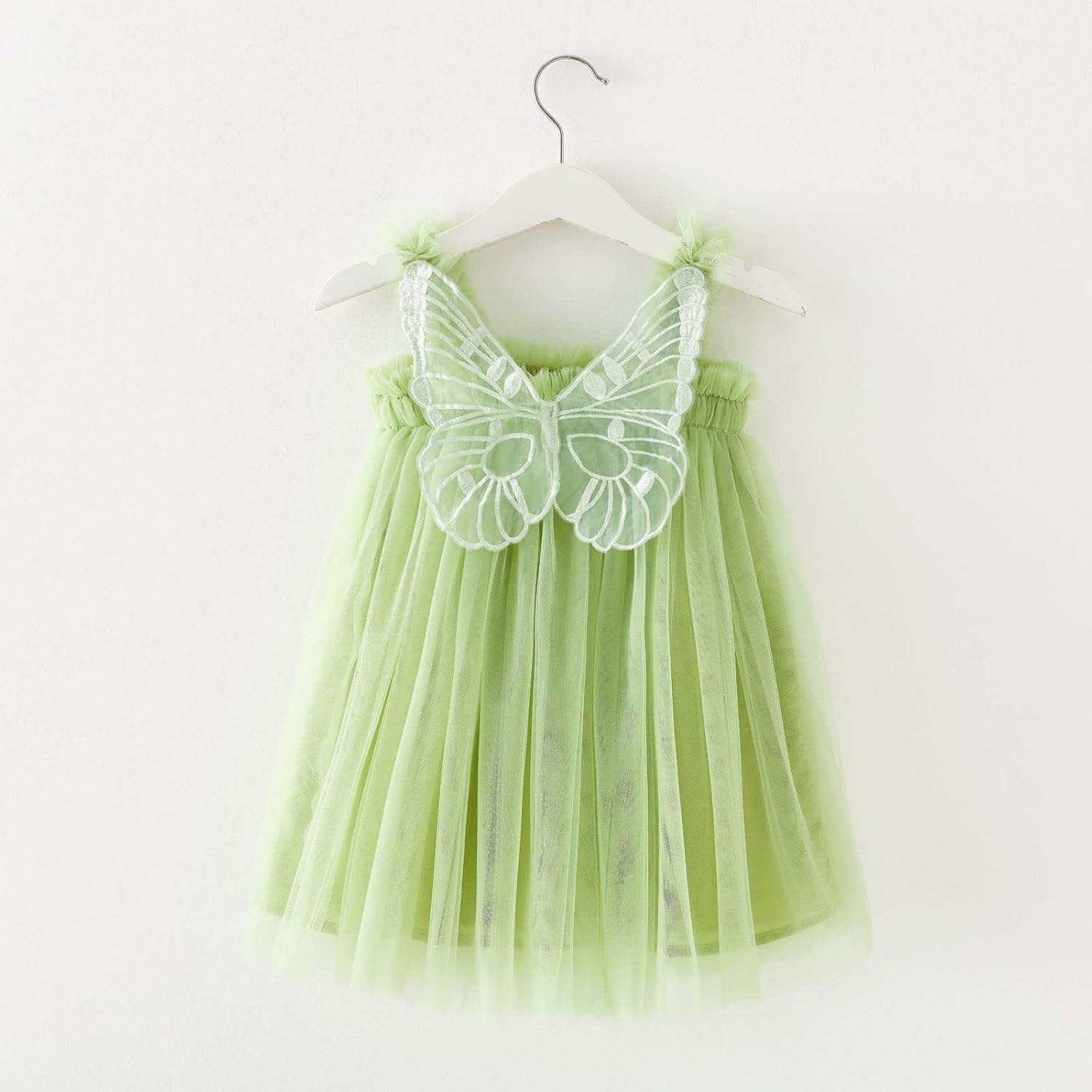 Wankang Butterfly Wings Princess Dress for Toddlers