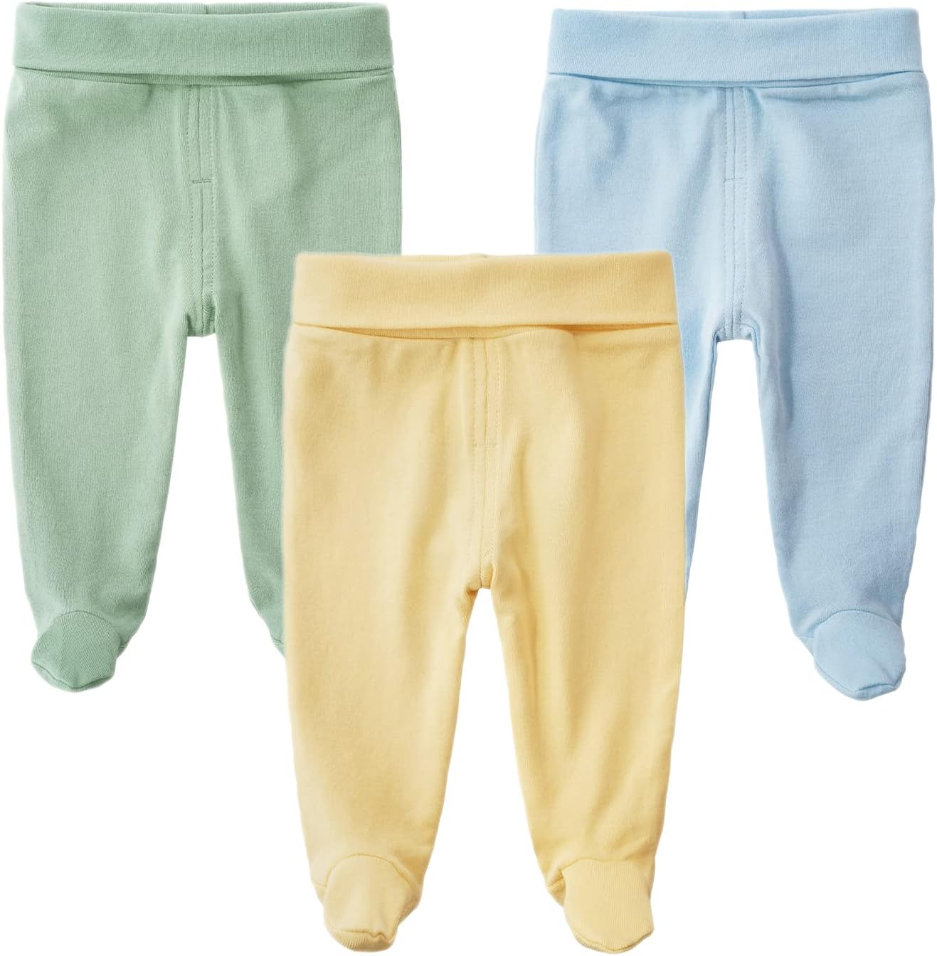 3-Pack Teach Leanbh Infant Baby Cotton High Waist Leggings