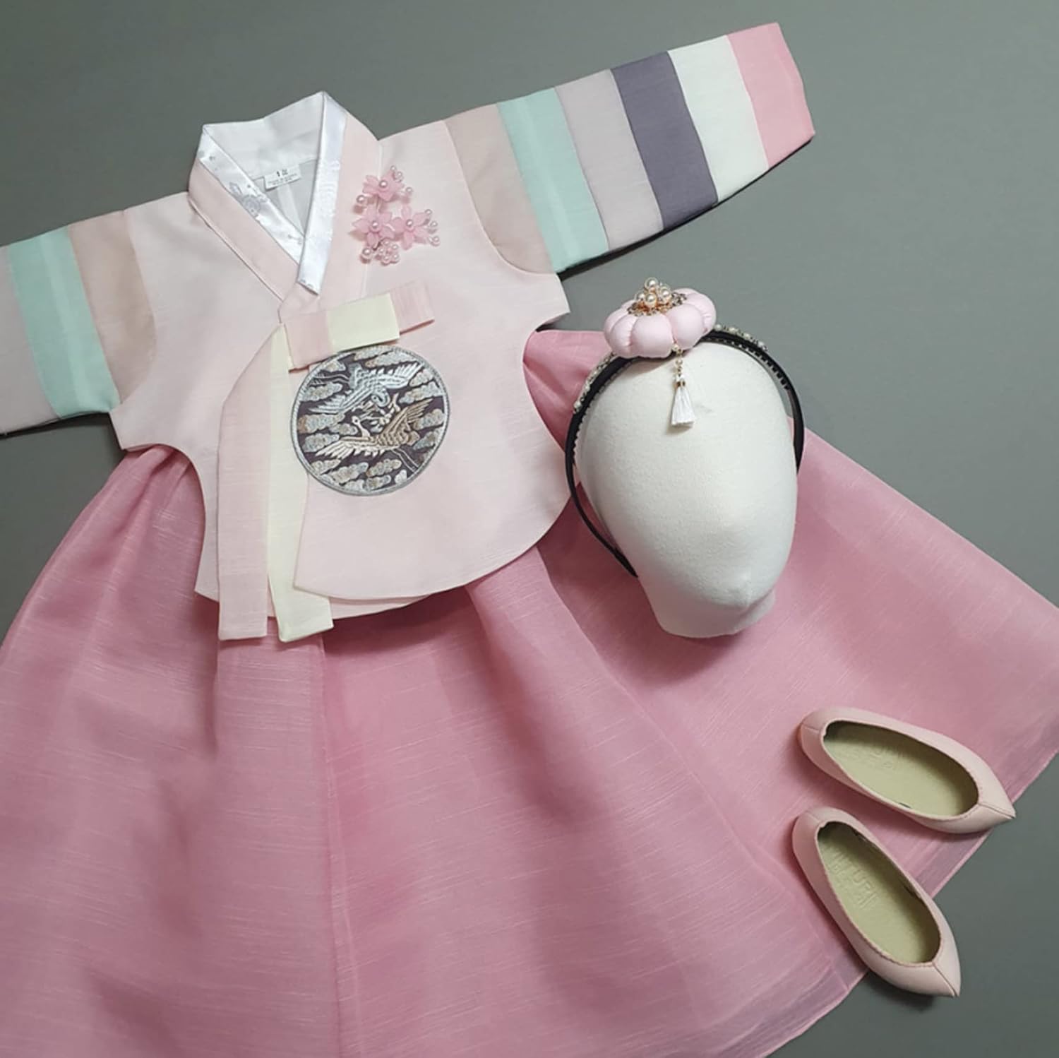 Korean Baby Girl Hanbok Set Traditional Dress for Special Occasions