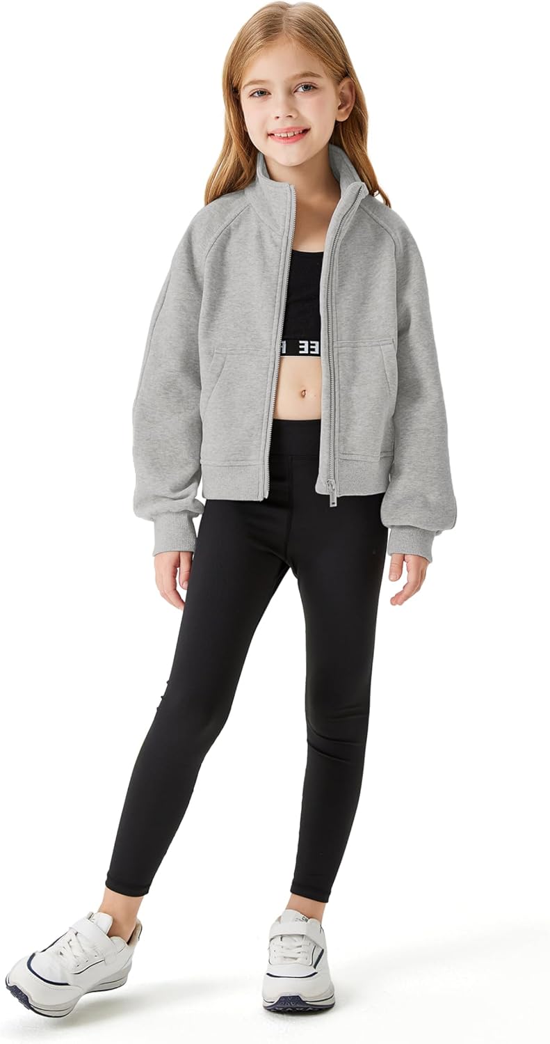 Meikulo Girls Zip Up Sweatshirt 7-14 Years