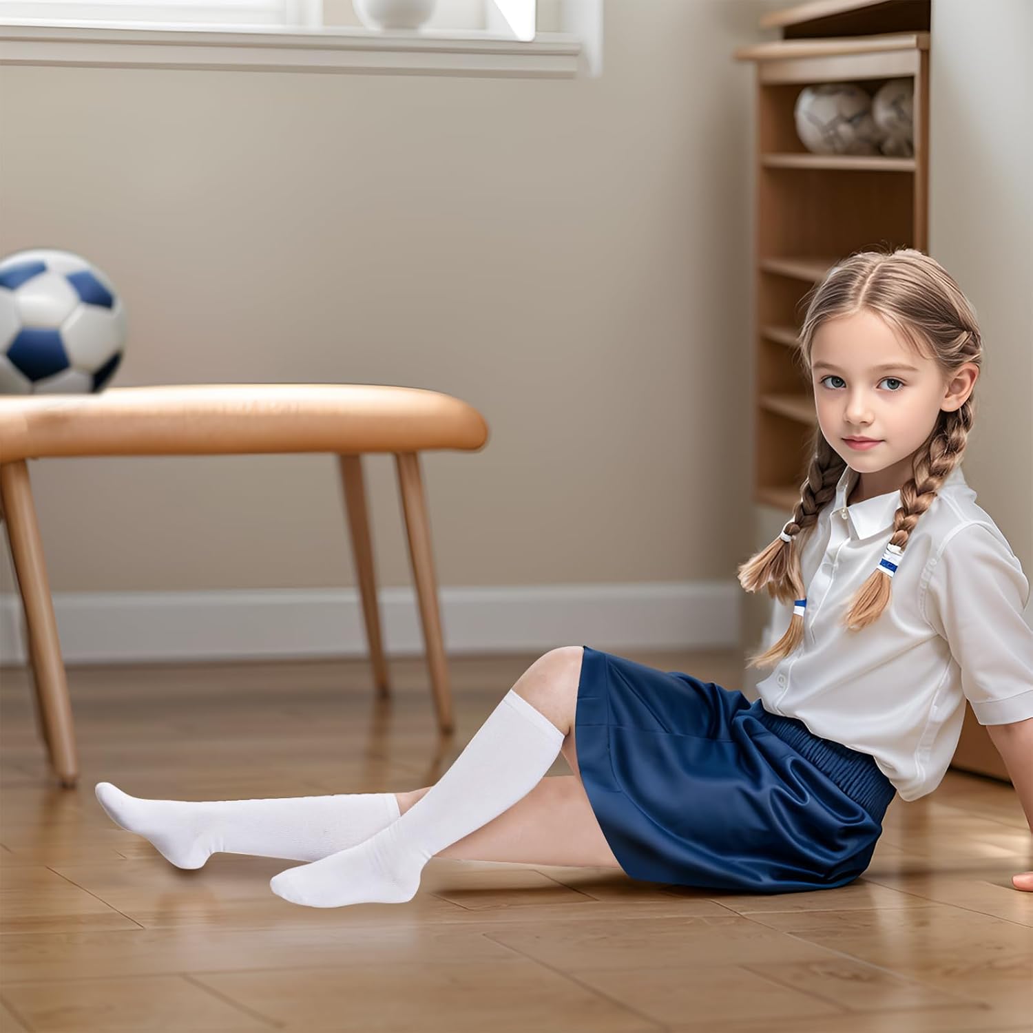 Durable School Socks for Girls