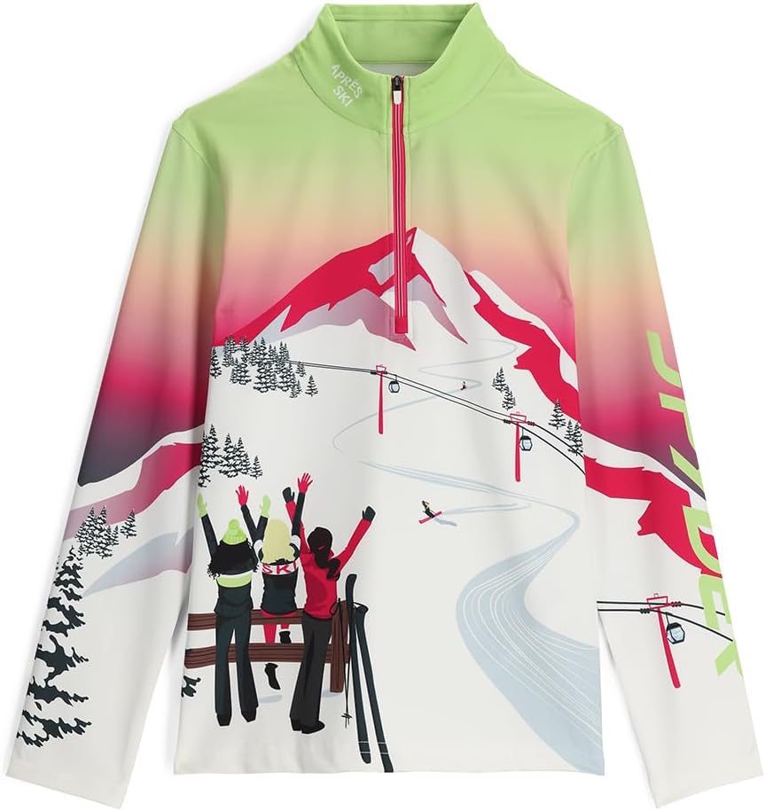 SPYDER Girls Sunset 12 Zip - Soft Stretchy