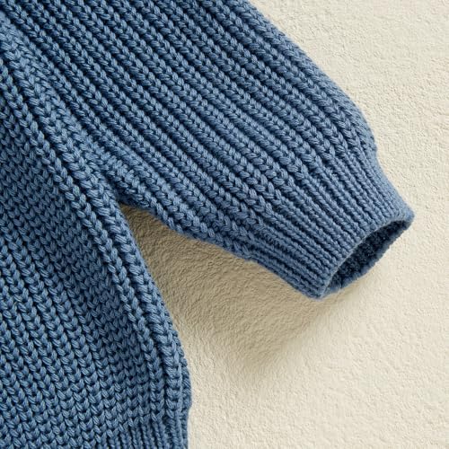 Karwuiio Toddler Chunky Knit Sweater - Soft Warm Perfect for Winter