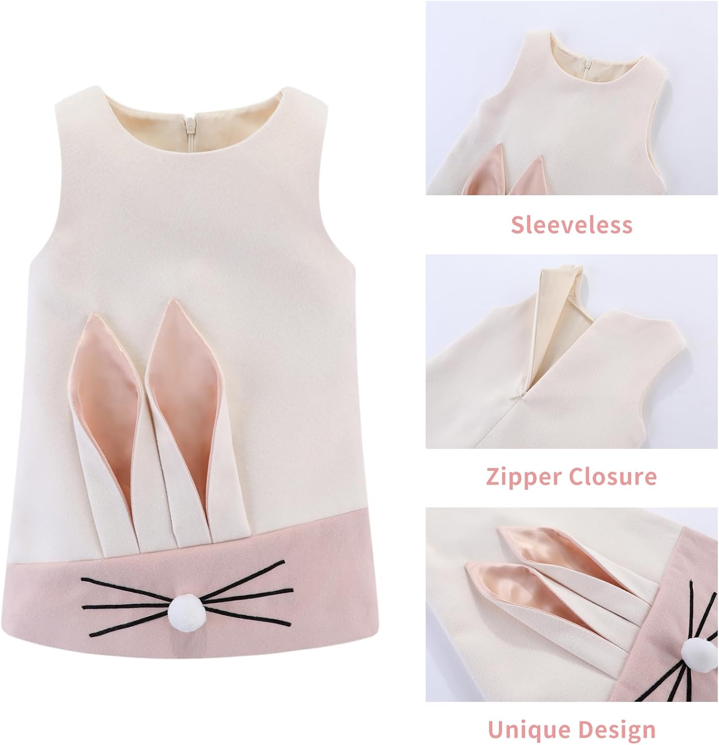 Adorable Easter Bunny Overalls for Kids 2-8 Years Mud Kingdom