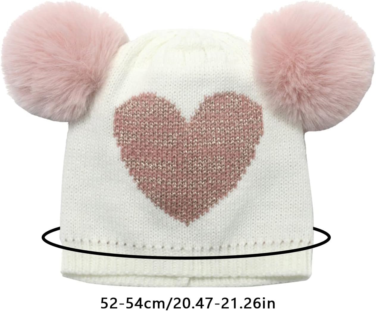 Warm Winter Hat Cozy Beanie for Toddlers Girls