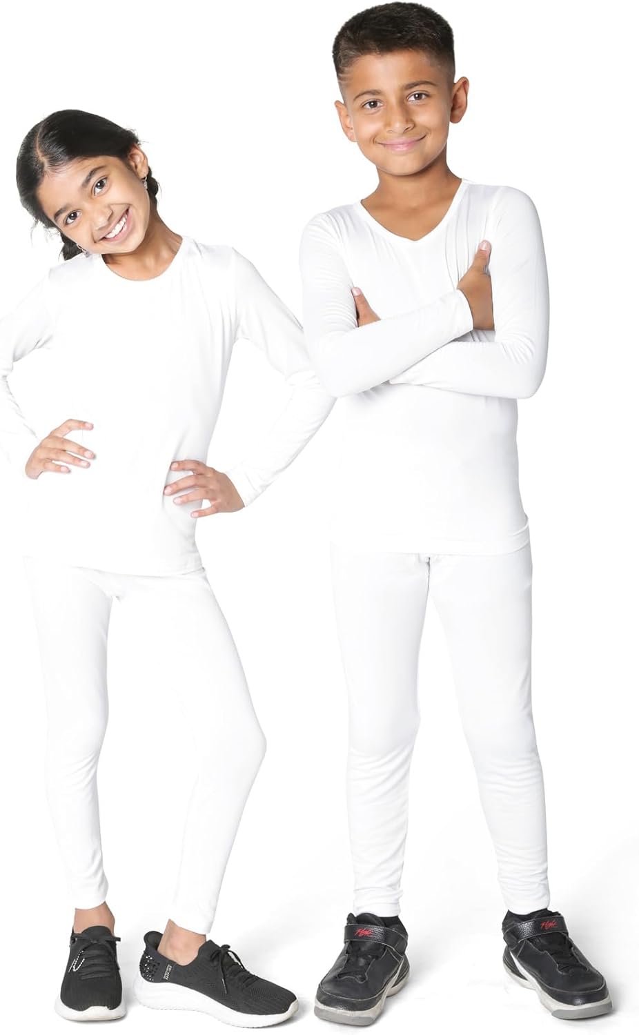Everyday Kids Girls Thermal Long John Set Cozy and Warm for Winter