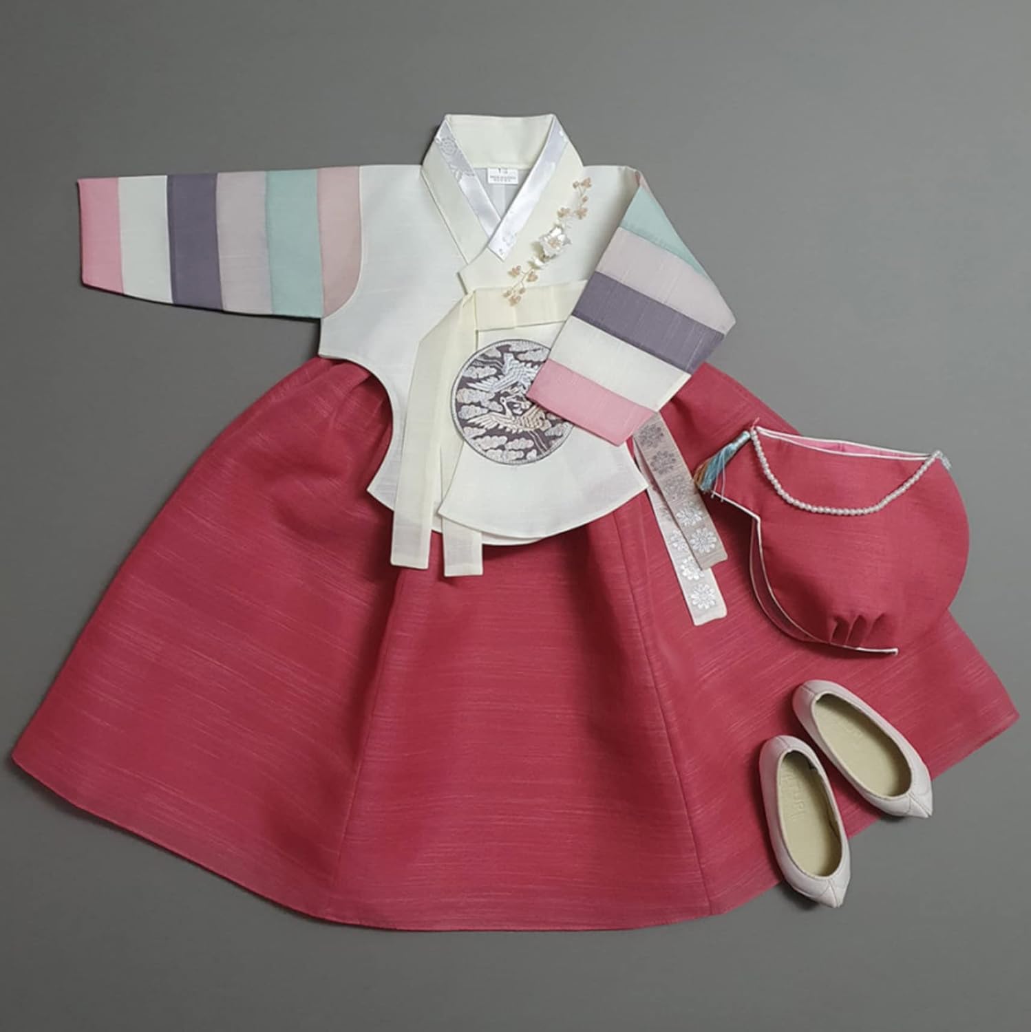 Korean Baby Girl Traditional Hanbok Dress - Elegant Special Occasion