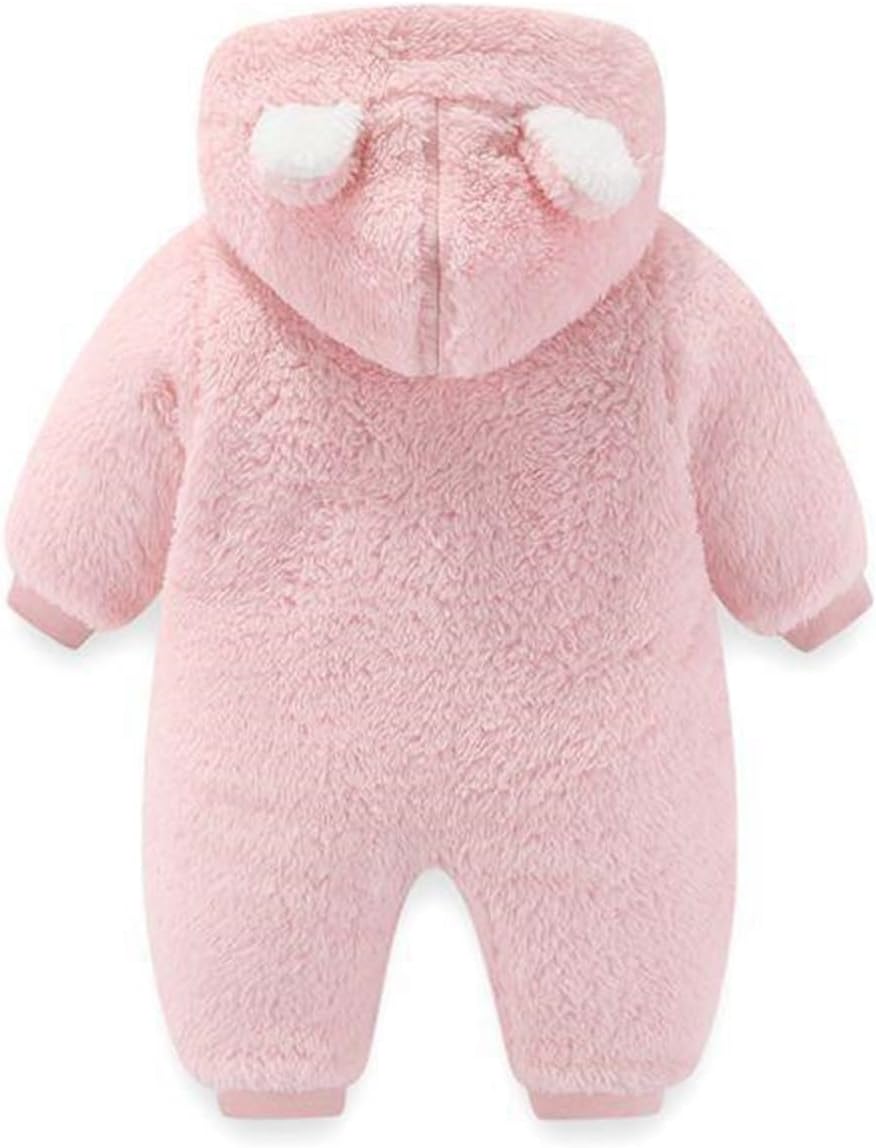 Baby Girls Boys Winter Snowsuit Teddy Bear Outfit Romper Coat