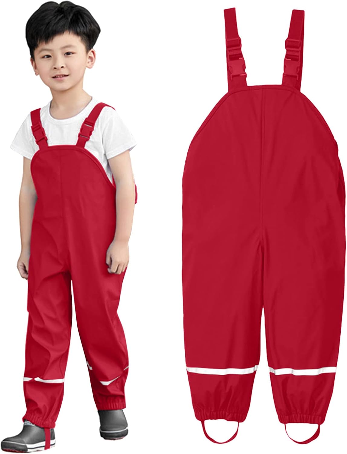 Little Ones Waterproof Rain Suspender Pants