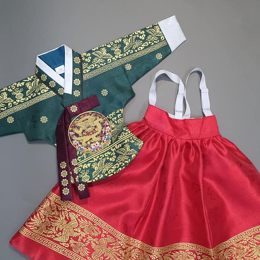 Korean Baby Girl Hanbok Stunning 2-Piece Hanbok Dress