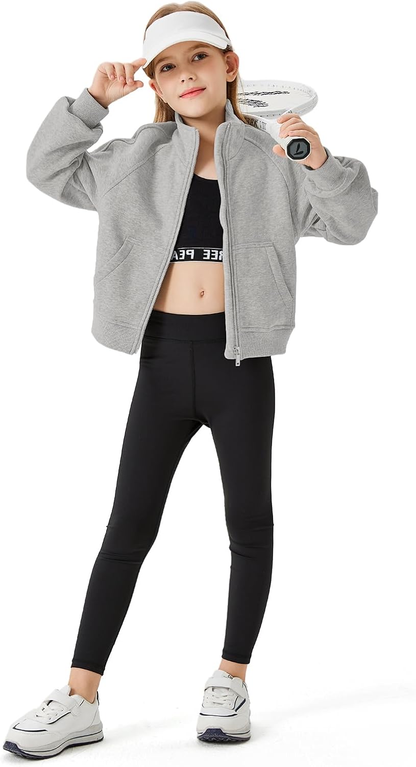 Meikulo Girls Zip Up Sweatshirt 7-14 Years