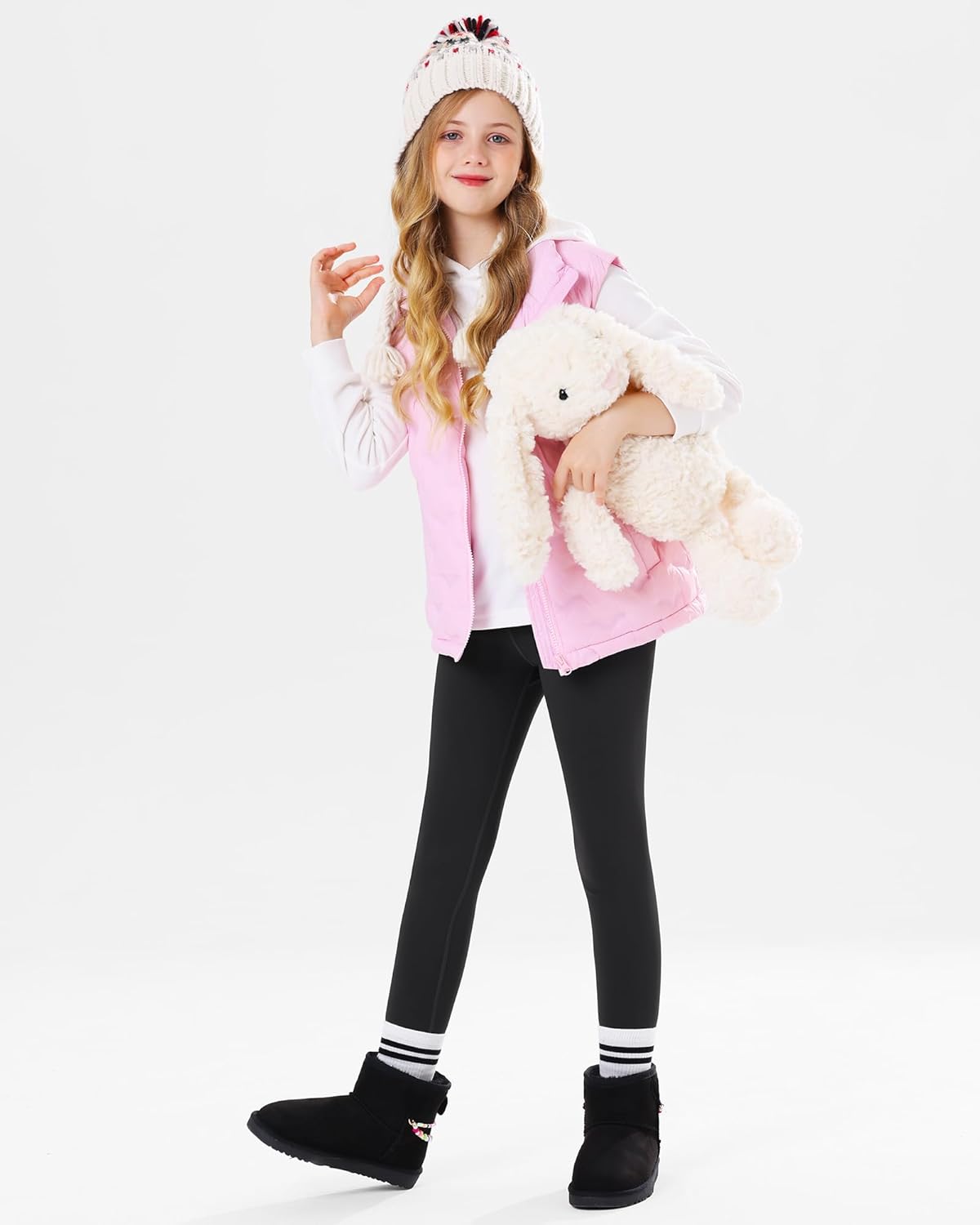 Stelle Girls Fleece Lined Leggings Youth