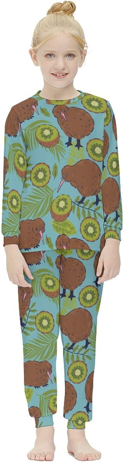 Meiko Girls Thermal Pajama Set
