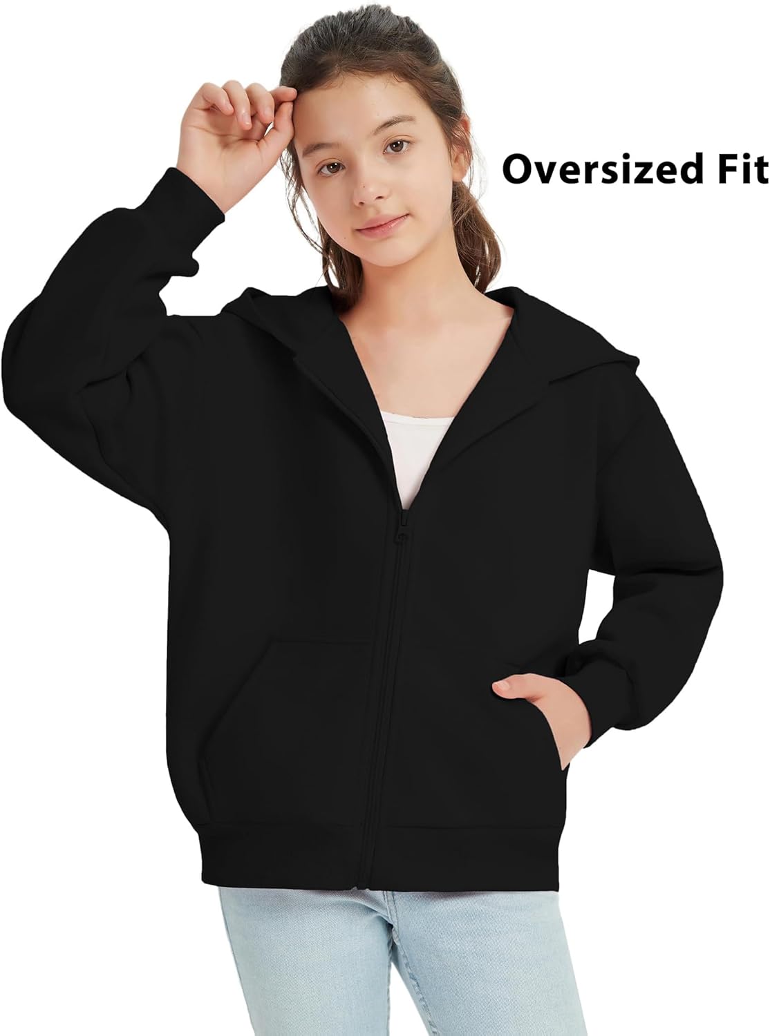 EXARUS Girls Oversized Sweater