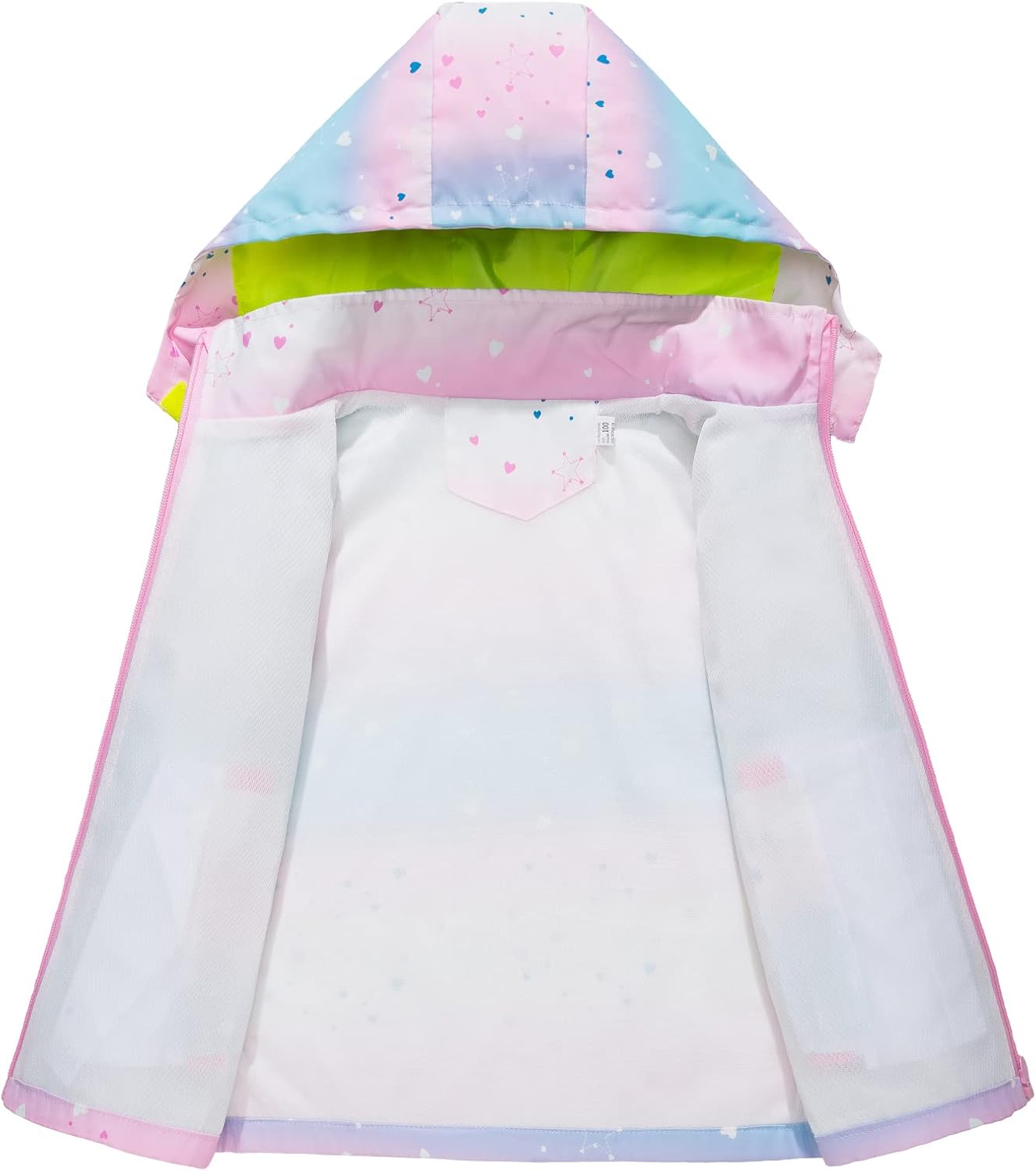 HZXVic Boys Toddler Waterproof Rain Jacket