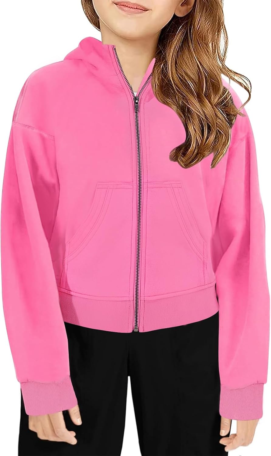 Meikulo Girls Zip Up Hoodie - Soft and Stylish comfortable22700