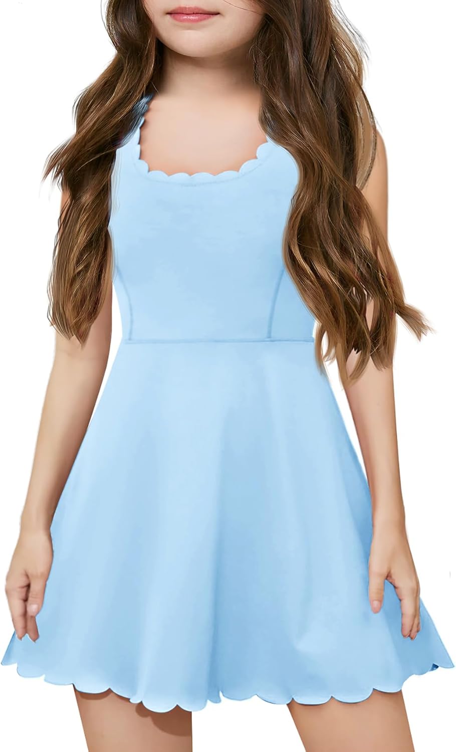 Batermoon Girls Athletic Tennis Dress and Shorts Comfortable Stylish