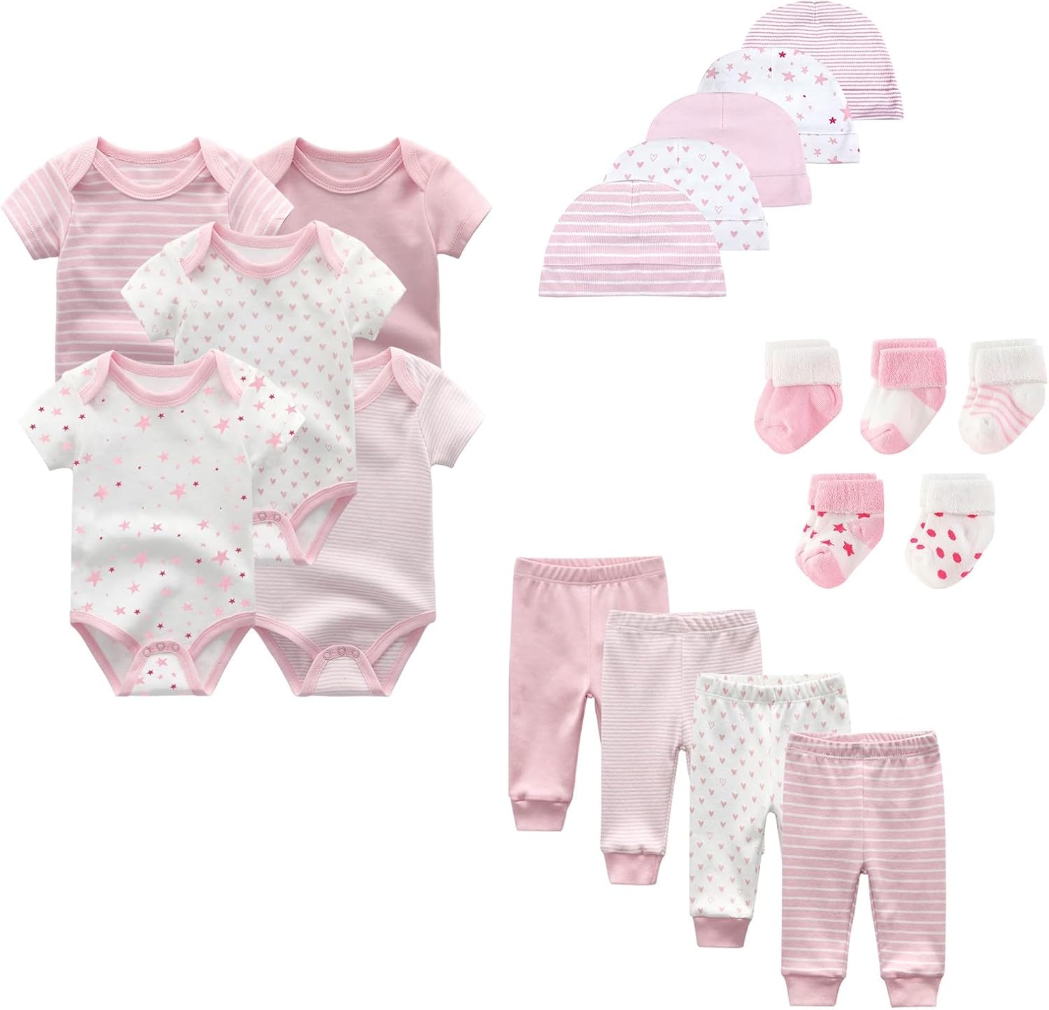 Unisex Layette Set for Baby Boys Girls