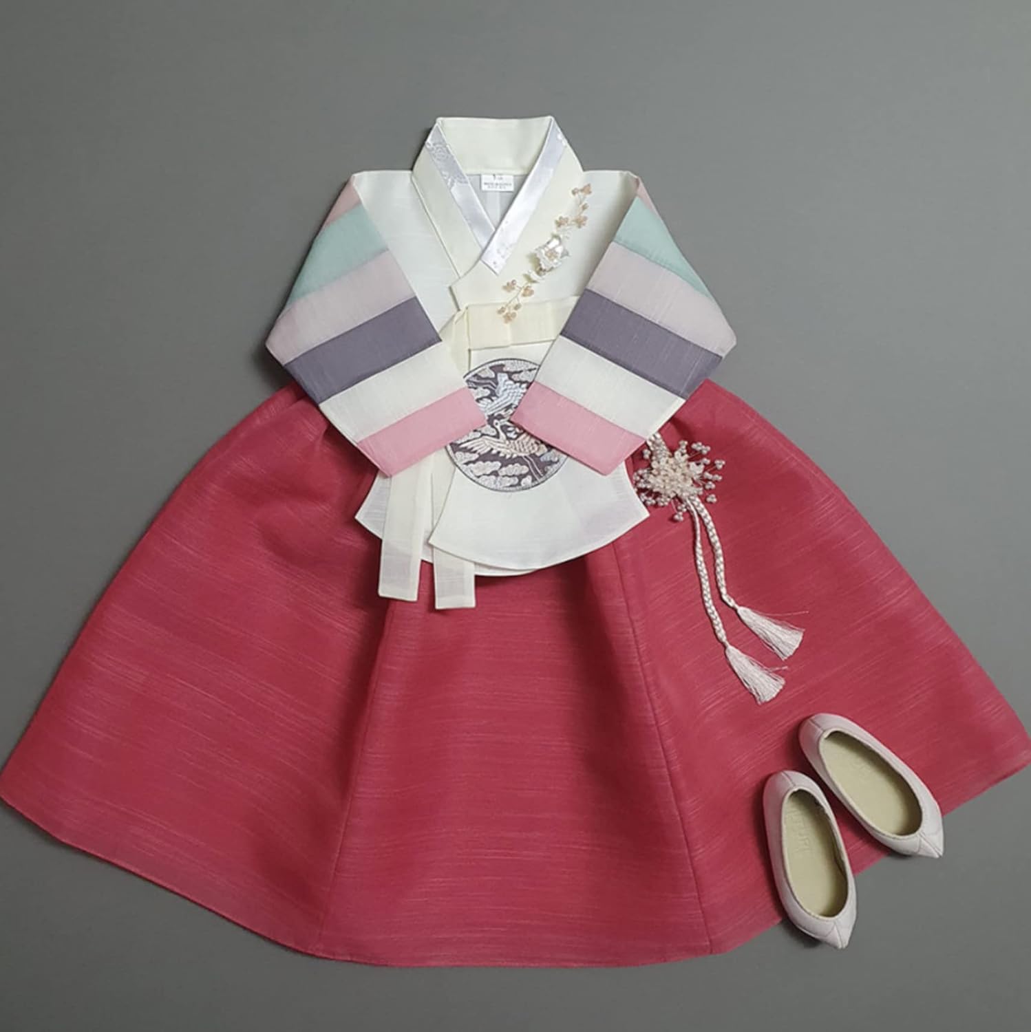 Korean Baby Girl Traditional Hanbok Dress - Elegant Special Occasion