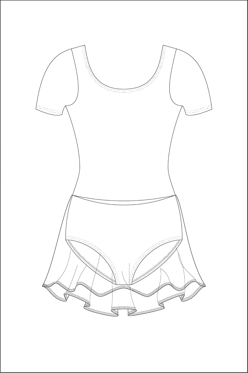Wearmoi Adage Dress for Girls Soft and Stretchy Encased