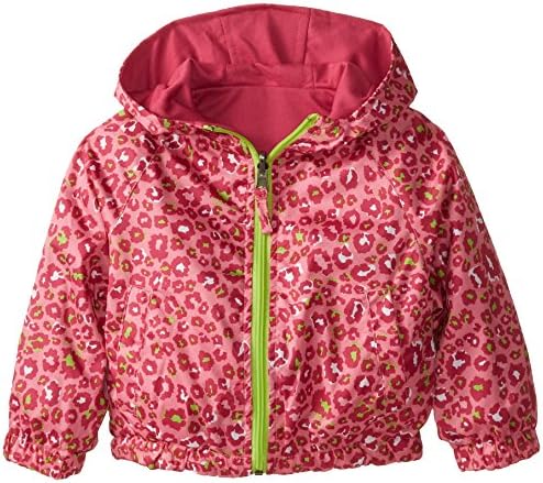 big girls reversible leopard jacket
