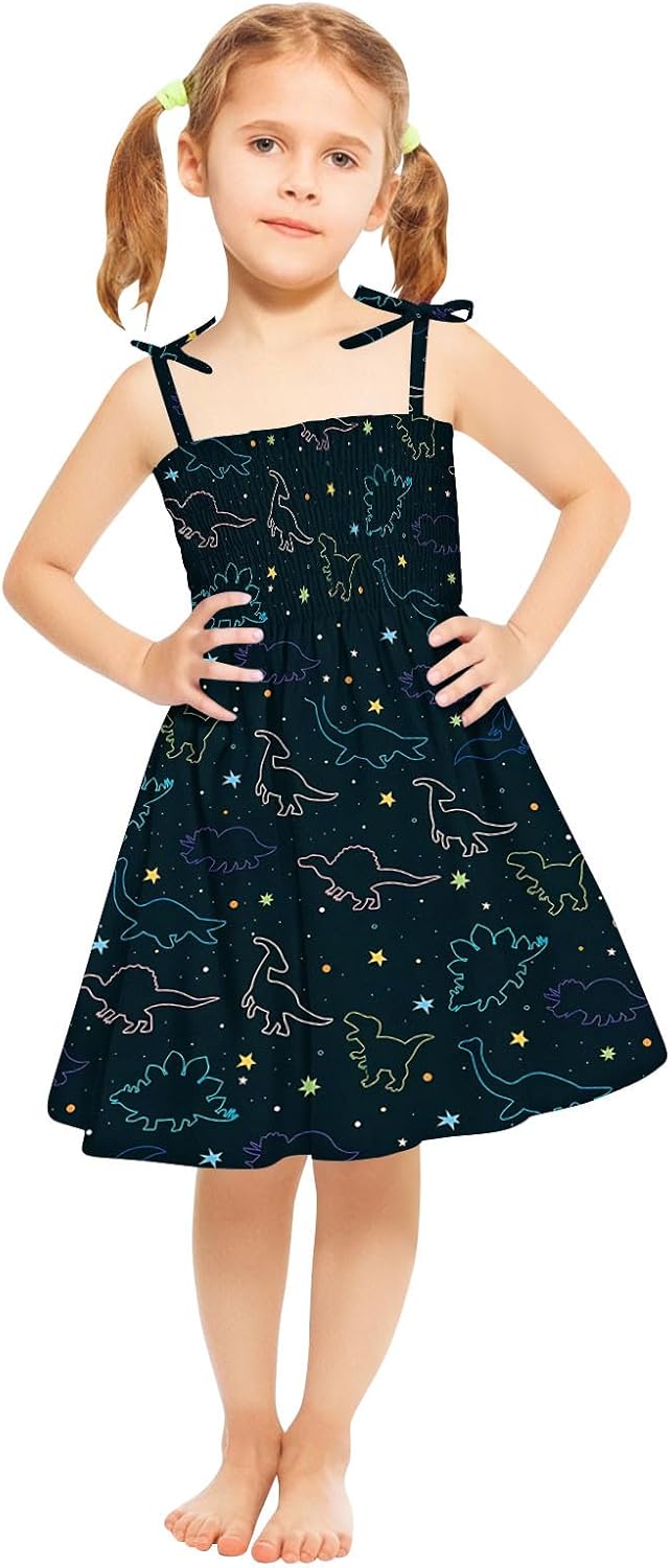 Beessbest Summer Polka Dot Dress for Kids Babies
