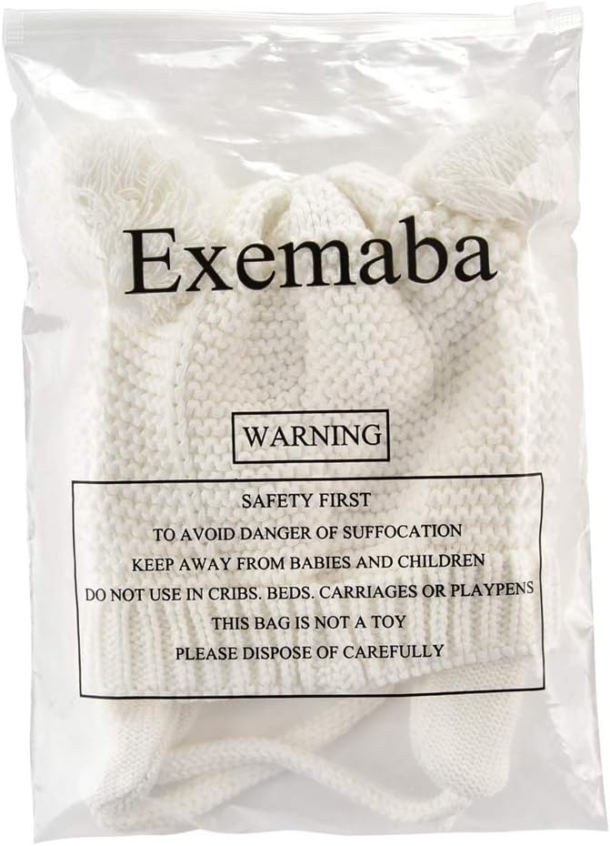 Exemaba Baby Beanie Hat with Fleece Lining