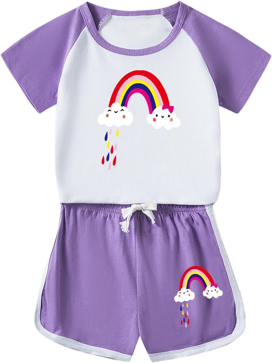 CUTE RAINBOW TRACKSUIT SET FOR TODDLERS