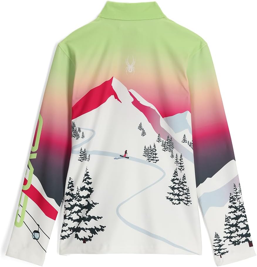SPYDER Girls Sunset 12 Zip - Soft Stretchy