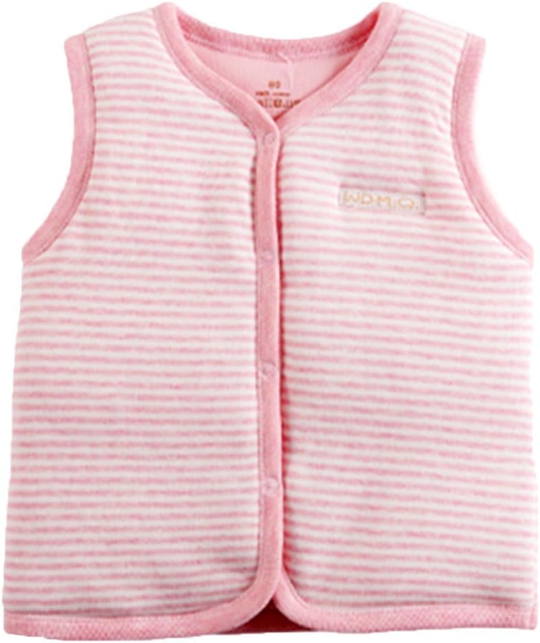 Monvecle Baby Cotton Warm Vests Unisex Infant to Toddler Padded Waistcoat - Loose Fit
