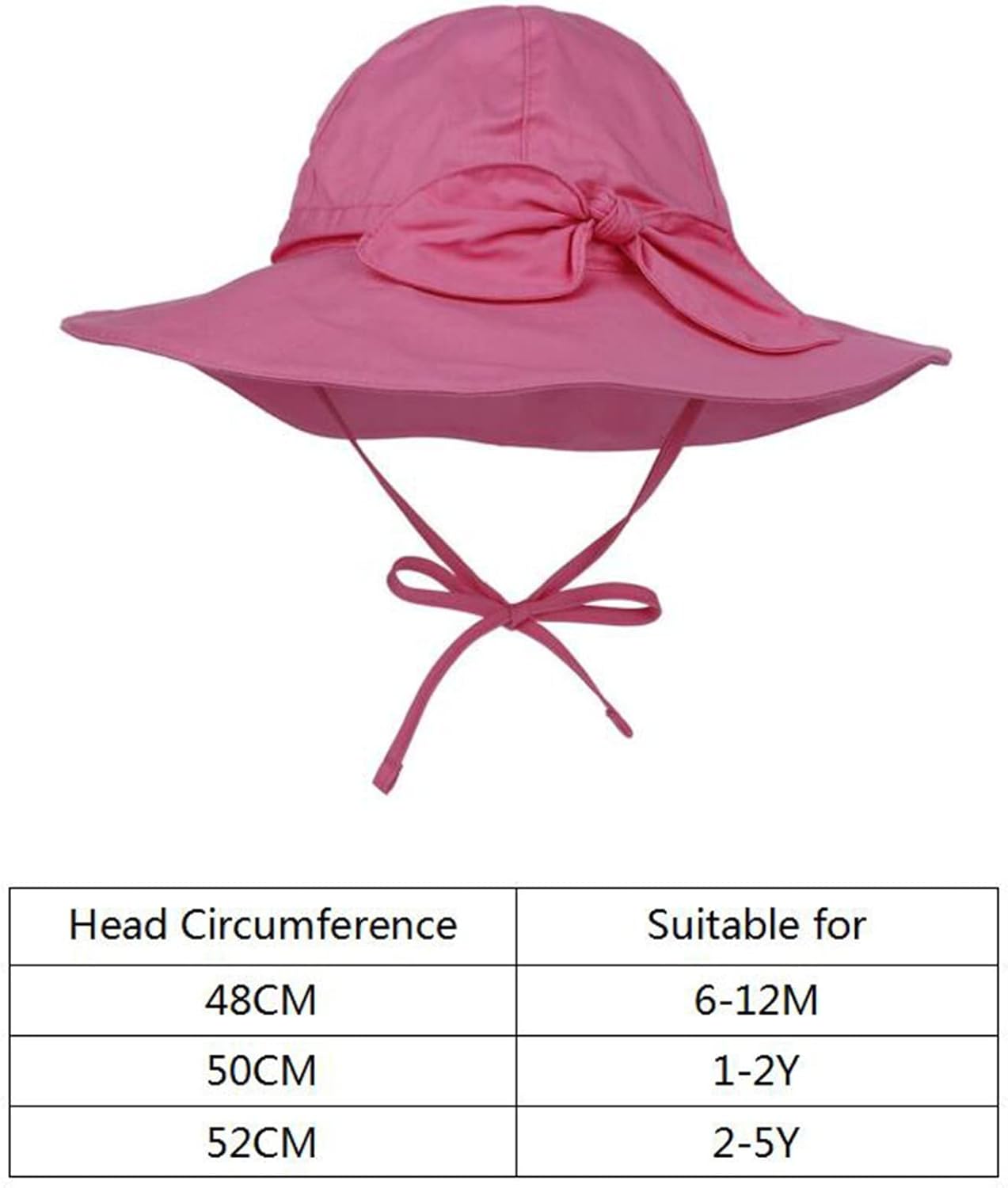 Adjustable Straw Sun Hat for Girls UPF 50 Protection