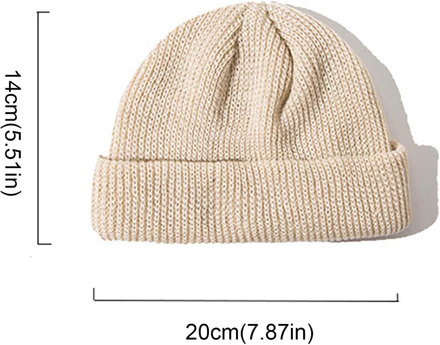 Dinglong Stretchy Beanie Cap for Boys Girls 0-3 Months Winter Hats