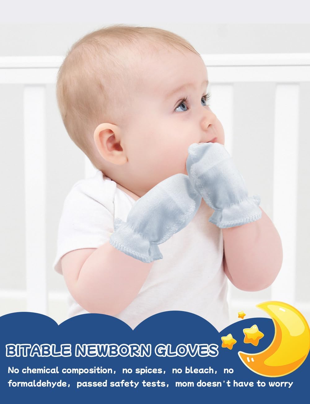Cute Baby No Scratch Mittens