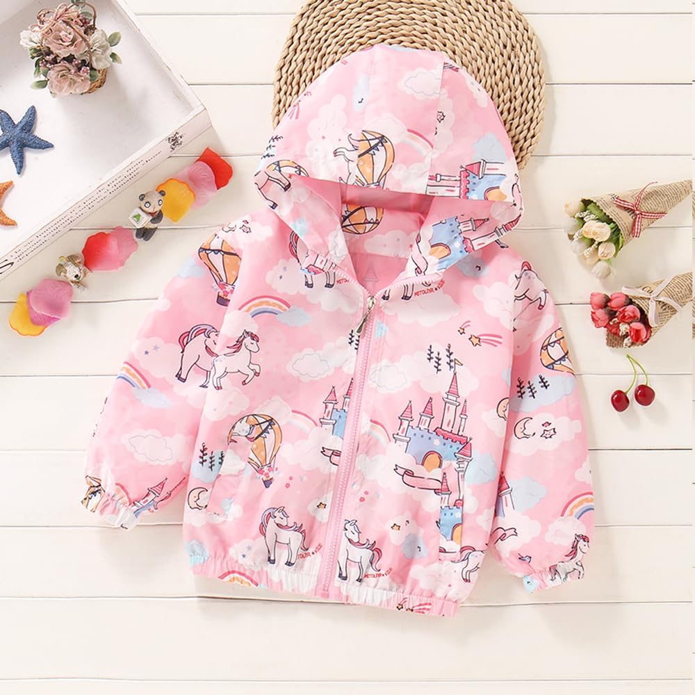 Flamingo Unicorn Little Hand Windbreaker Jacket