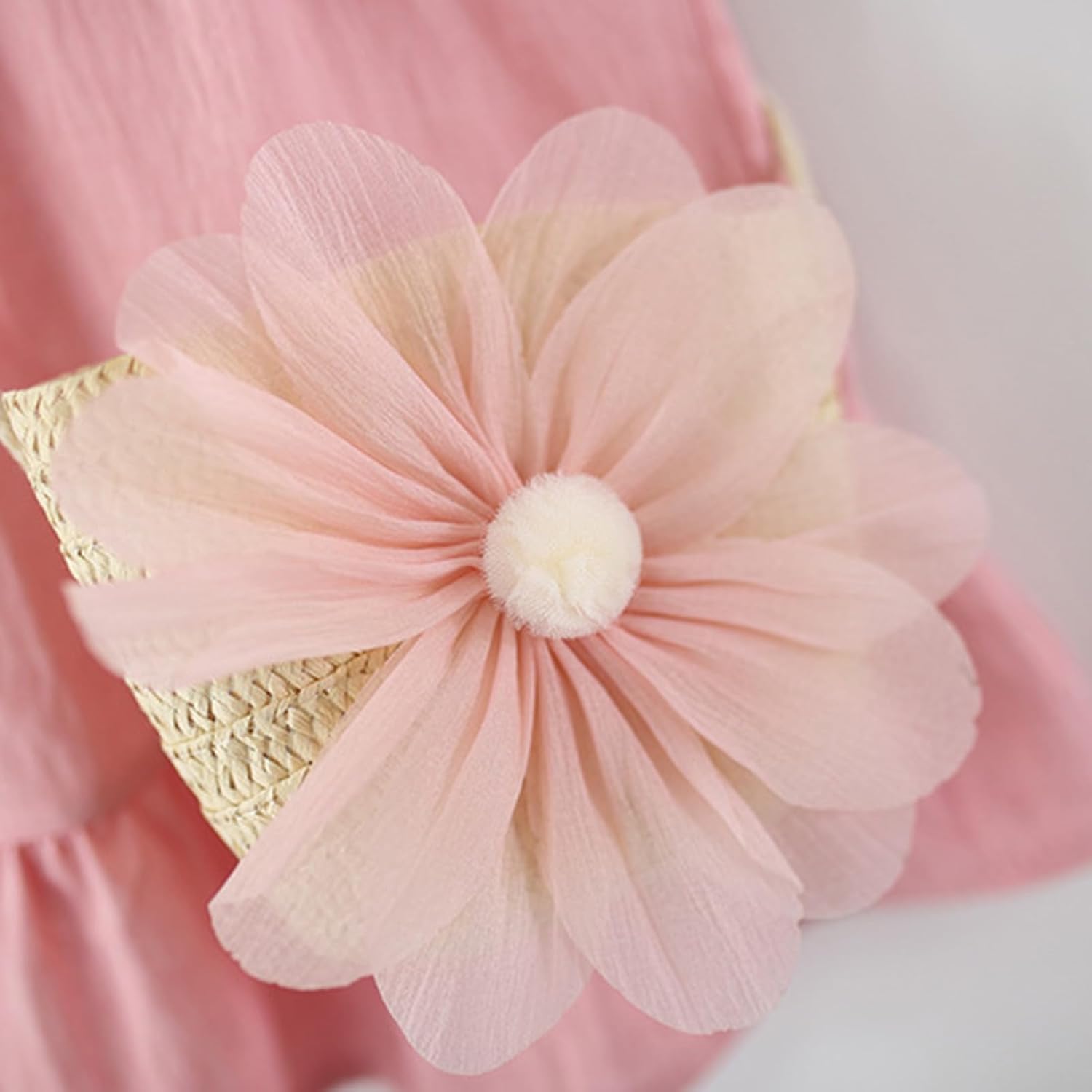 Ruffled Sleeveless Casual Dress for Toddler Girls