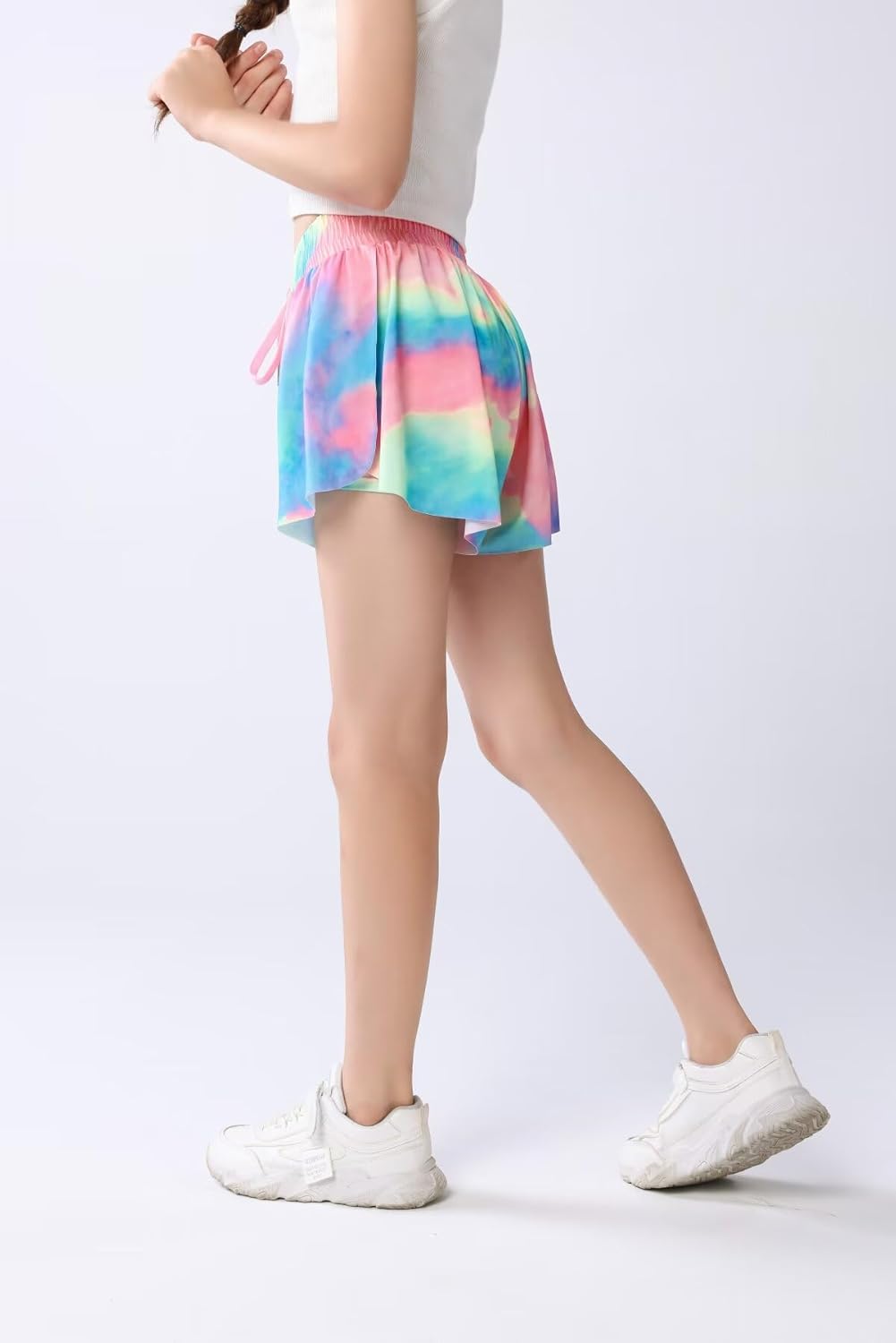 ZQAJUXG Flowy Spandex Shorts - Active Trendy and Supportive